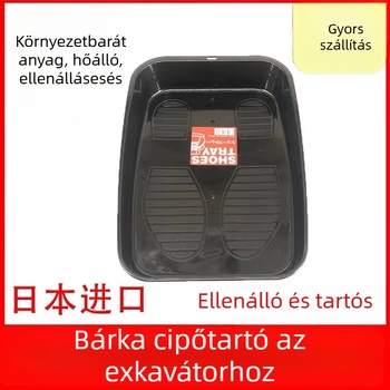 Vezetőfülke cipősdoboz – belső tároló rendszerező nehézgépekhez (kotró, rakodó, targoncá, daru)