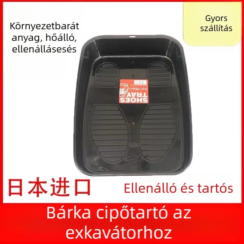 Vezetőfülke cipősdoboz – belső tároló rendszerező nehézgépekhez (kotró, rakodó, targoncá, daru)