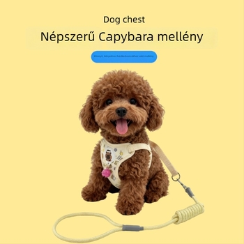 Nylon kutya mellény és póráz, Wanjia márka, kód Kapibala Net Bag