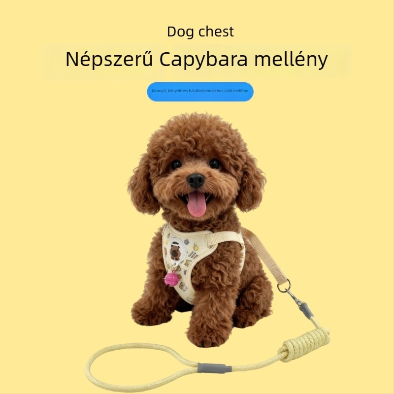 Nylon kutya mellény és póráz, Wanjia márka, kód Kapibala Net Bag