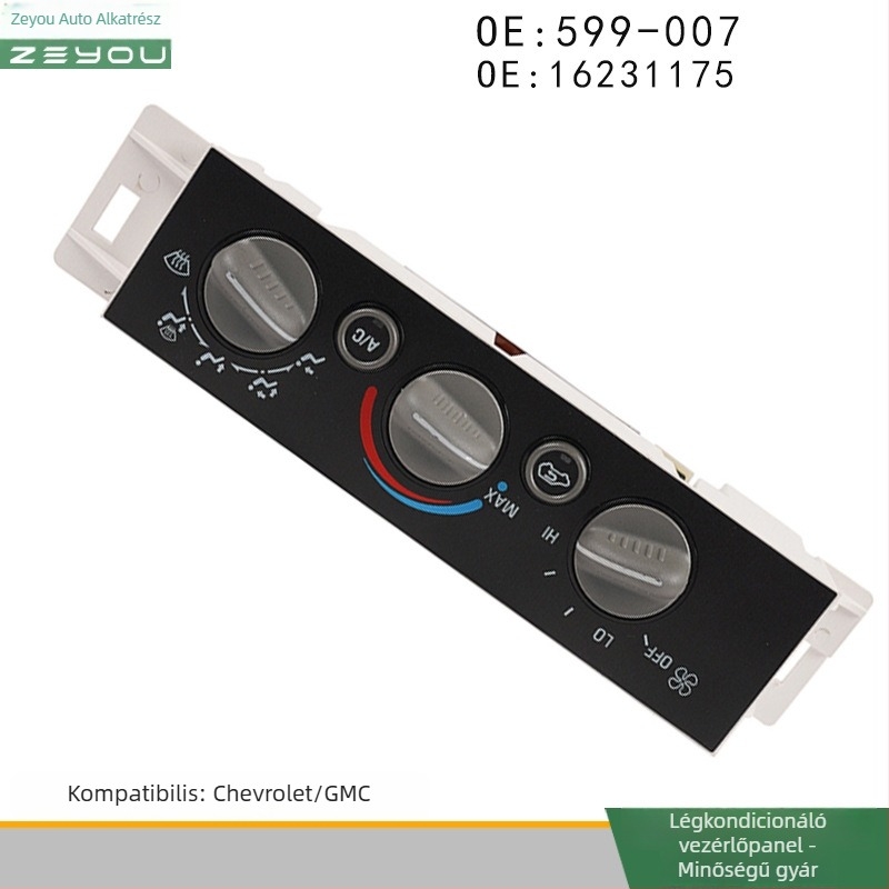 Klimatizációs panelkapcsoló 9378815 Chevrolet 599-007-hoz
