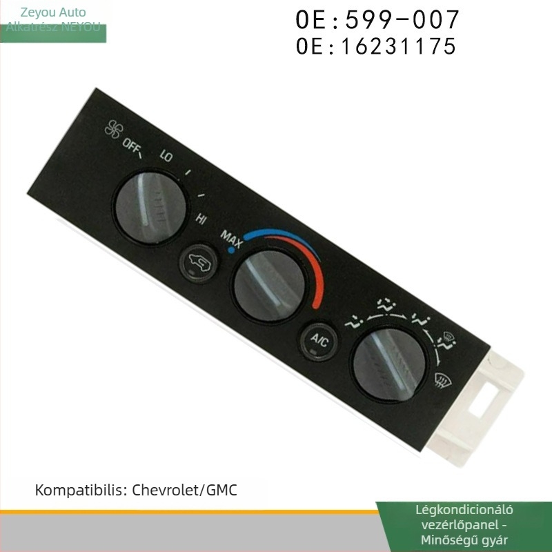 Klimatizációs panelkapcsoló 9378815 Chevrolet 599-007-hoz