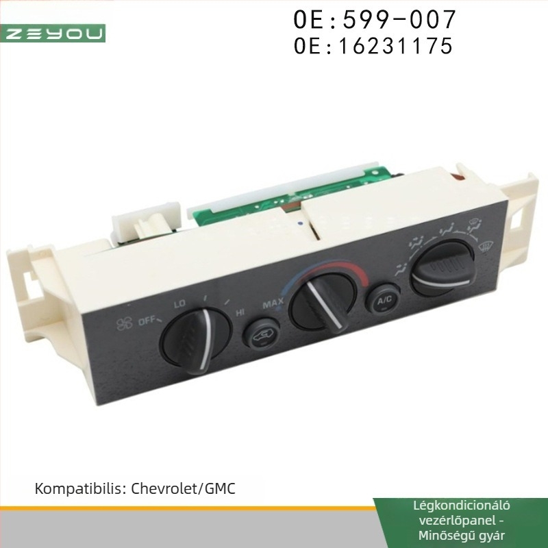 Klimatizációs panelkapcsoló 9378815 Chevrolet 599-007-hoz
