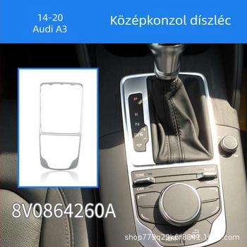 Audi A3 (2014–2020) váltókar-panel a középkonzol dekoratív panelje, Alkatrész-szám 8V0864260, Ranford