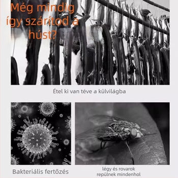 Nylon szárító háló, legyek elleni védelem, légáteresztő, madárbiztos, egyrétegű szárító, 25 darabos csomag