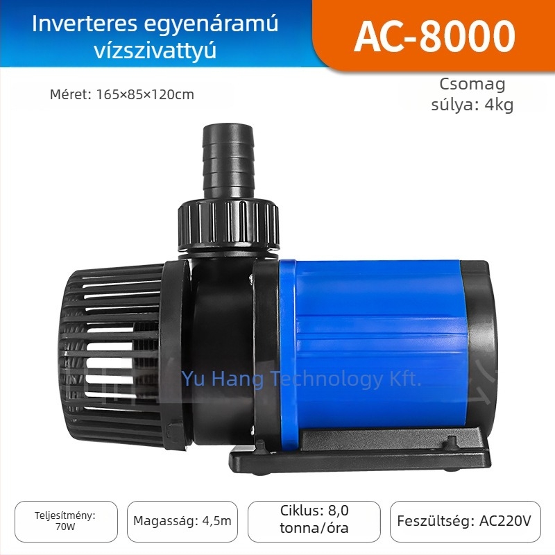Jebao merülő vízszivattyú frekvenciaváltóval (VFD) akváriumi vízáramláshoz és aerációhoz
