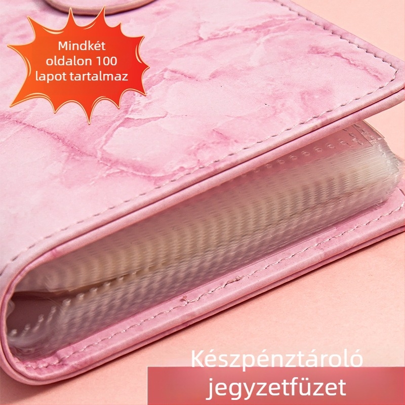 Bankjegy-tároló és gyűjtemény könyv - Dragon Year, Deposit Book sorozat, modell 5423, műbőr, testreszabható feldolgozás, nyomtatható logó