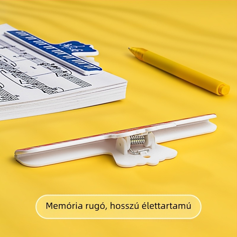 Partitúra csipesz, vastított és szélesített, műanyagból, zongora, gitár, hegedű és Erhu számára