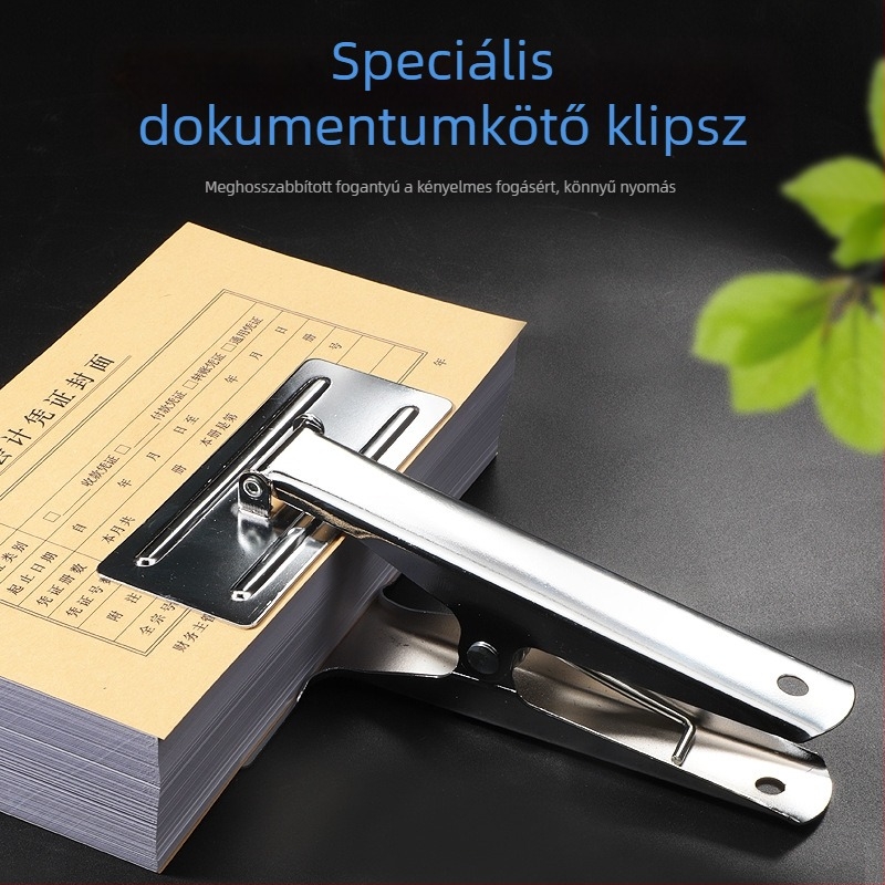 Haiboxin extralarge dokumentumrögzítő klipek – rozsdamentes acél irodai dokumentumclip