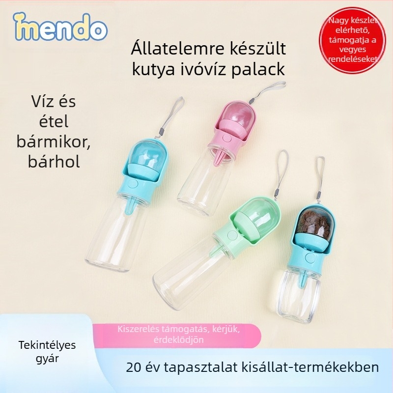 Kutya ivópalack – Hordozható kültéri ivóvíz, műanyag, Old tree (Modellek 936197/936198)