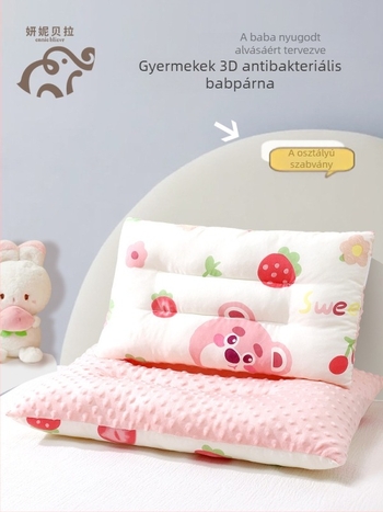 Gyerekeknek szóló karikatúra stílusú párna, mosott pamut anyag Washed Cotton, biztonsági osztály A, 1–3 éveseknek, 2025 nyár