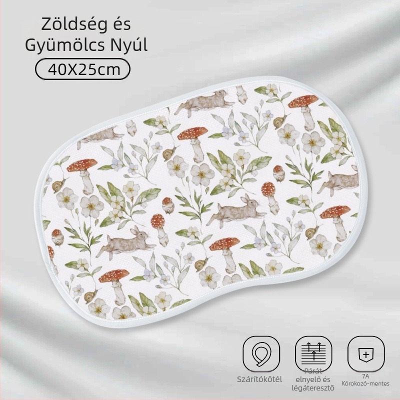 Újszülött babapárna felhőtextúrával, nyolc réteg géz és bambusz-pamut anyaggal, minimalist stílus, újszülötteknek, Haterte