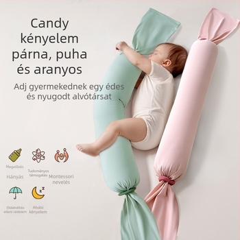 Újszülött ajándékdoboz: Candy kényelmi párna alváshoz, mesebeli dizájn, nailon, biztonság A osztály, 1–3 éveseknek, ősz 2025