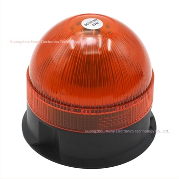 40 LED-es mágneses tetőfény forgó villogó figyelmeztető jelzéssel iskolabuszhoz, építőipari járműhöz, vízszóró autóhoz és mentő járműhöz