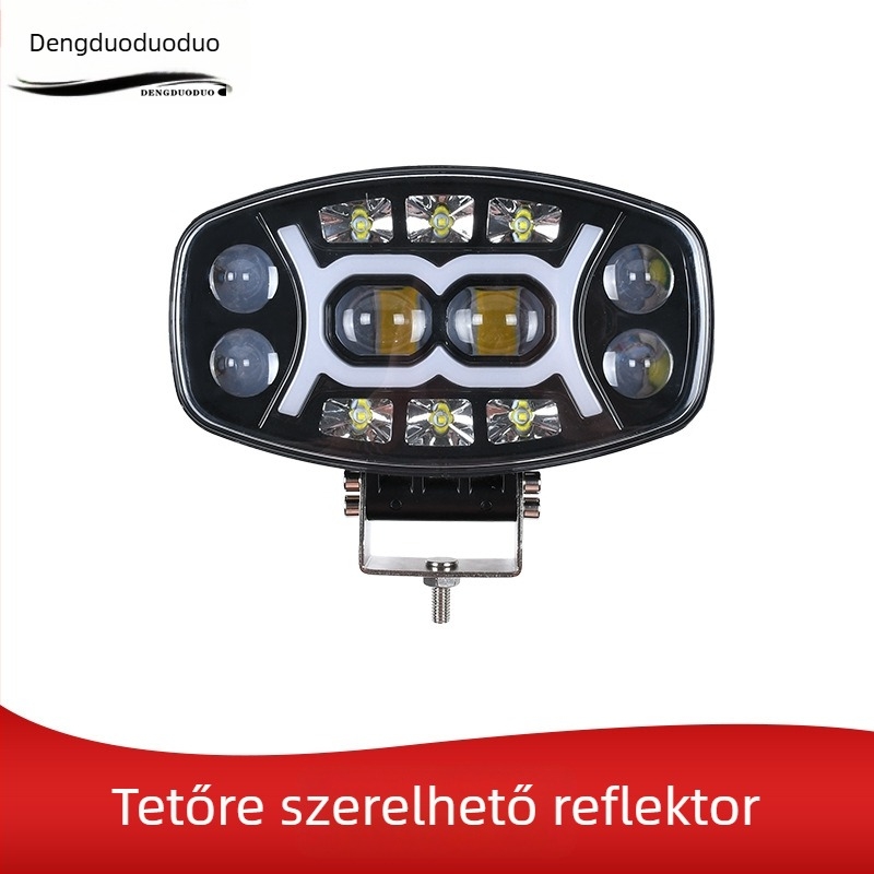 Teherautó első LED fényszóró, 24V, 21W, műanyag ház, alkalmas teherautókhoz