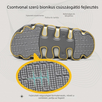 JDOV Férfi perforált slip-on cipő, EVA felső rész, csúszásmentes, sportos stílus, modell 2301, 2024 nyár