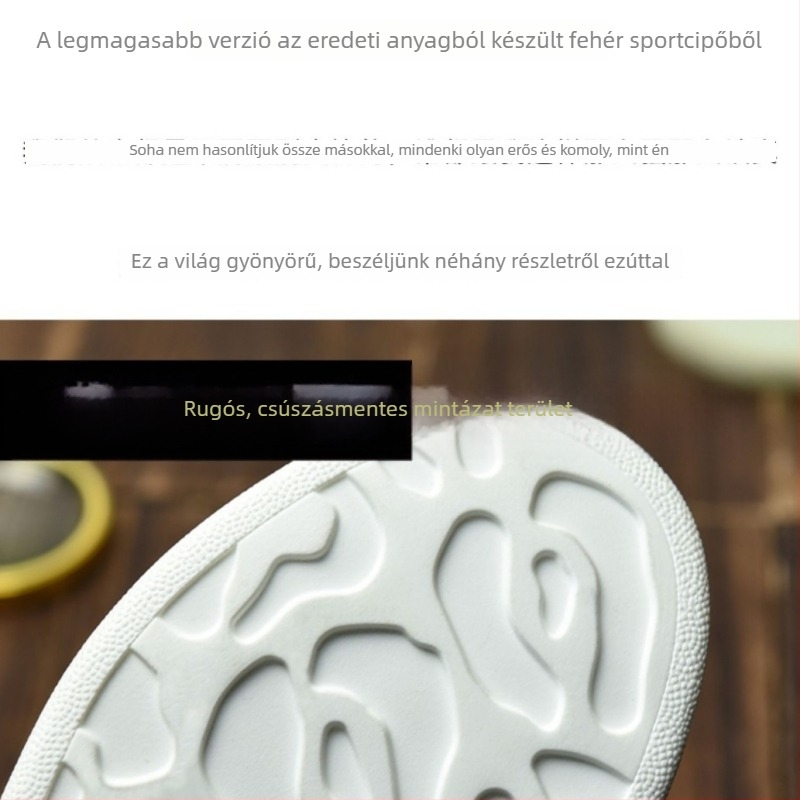 Bőr platform cipő magasság növelő funkcióval, kerek orr, elöl fűző, felső része valódi bőr, csúszásmentes gumitalp