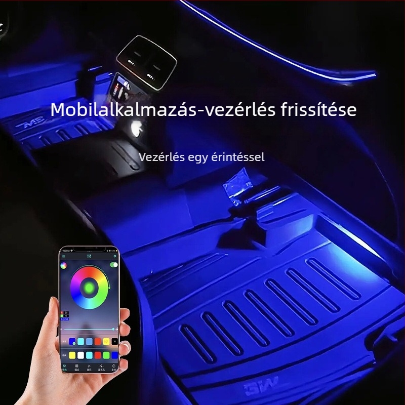 VW belső lábtér LED világítás Passat, Magotan, Touareg, Lingdu és CC modellekhez