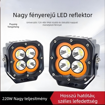 Off-road jármű LED reflektor, 220W, IP68, vízálló, 12-48V, univerzális