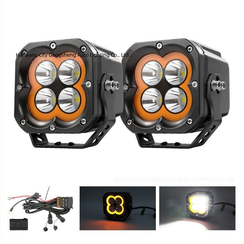 Off-road jármű LED reflektor, 220W, IP68, vízálló, 12-48V, univerzális