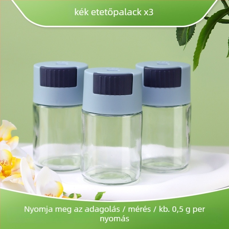 Kézi etetőpalack akváriumhoz, nedvességálló, porciózott adagoló és étel-tároló