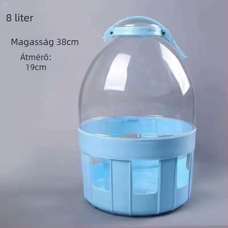 Automatikus galambitató és ivóedény versenygalamboknak, megerősített víztartály