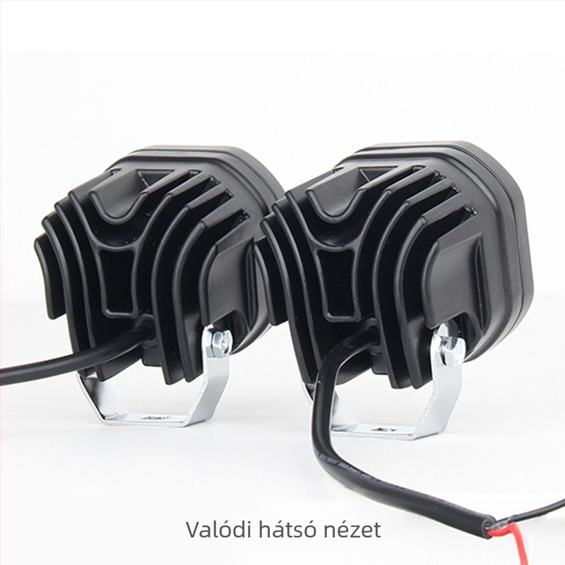 Autók és motorok számára készült LED reflektor négylevelű lóhere alakú duál-lencsével, QT40, 40W, 12-30V, 3852LM, 3000-6000K