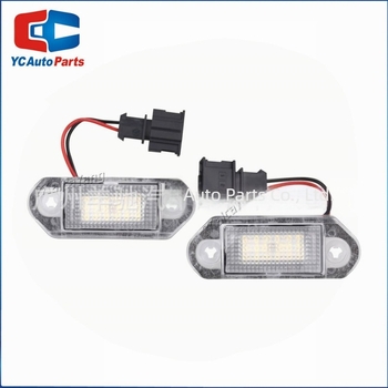 LED hátsó rendszámtábla világítás VW Jetta III/A3 Typ 1H (1992–1998) és Skoda Octavia I Typ 1U2 (1996–2010), 12V, 1.68W, 6500K, 20000h