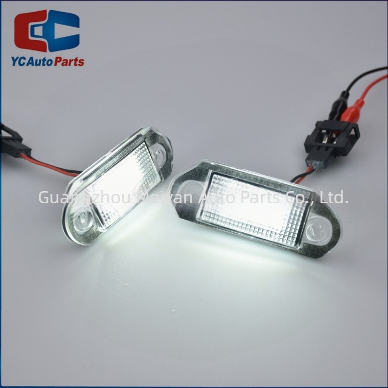 LED hátsó rendszámtábla világítás VW Jetta III/A3 Typ 1H (1992–1998) és Skoda Octavia I Typ 1U2 (1996–2010), 12V, 1.68W, 6500K, 20000h