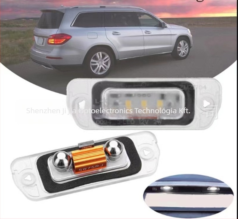 Mercedes-Benz rendszámtáblafény (LED, 12V, 3W, 6500K)