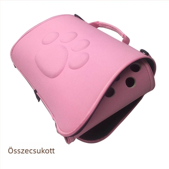 EVA anyagú kisállat szállító táska macskáknak és kutyáknak, lélegző válltáska, egyszínű, közepes keménység, kapacitás 9 kg-ig, Landscape márka