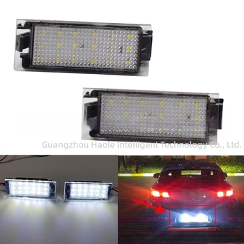 Renault Clio, Megane, Laguna rendszámtábla világítás – 12V, 3W, 6500K, Cikkszám 8200480127