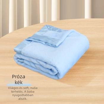 Ai Kexin flanel babatakaró szatén éllel, 200–300 g, testreszabható