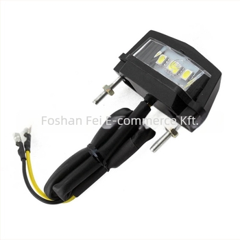 Motorkerékpár hátsó lámpa TL0132, LED, 12V, műanyag ház, elektromos járművekhez