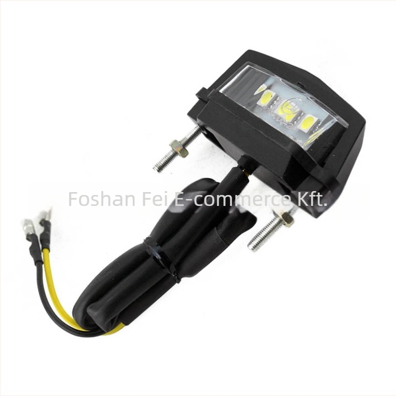Motorkerékpár hátsó lámpa TL0132, LED, 12V, műanyag ház, elektromos járművekhez
