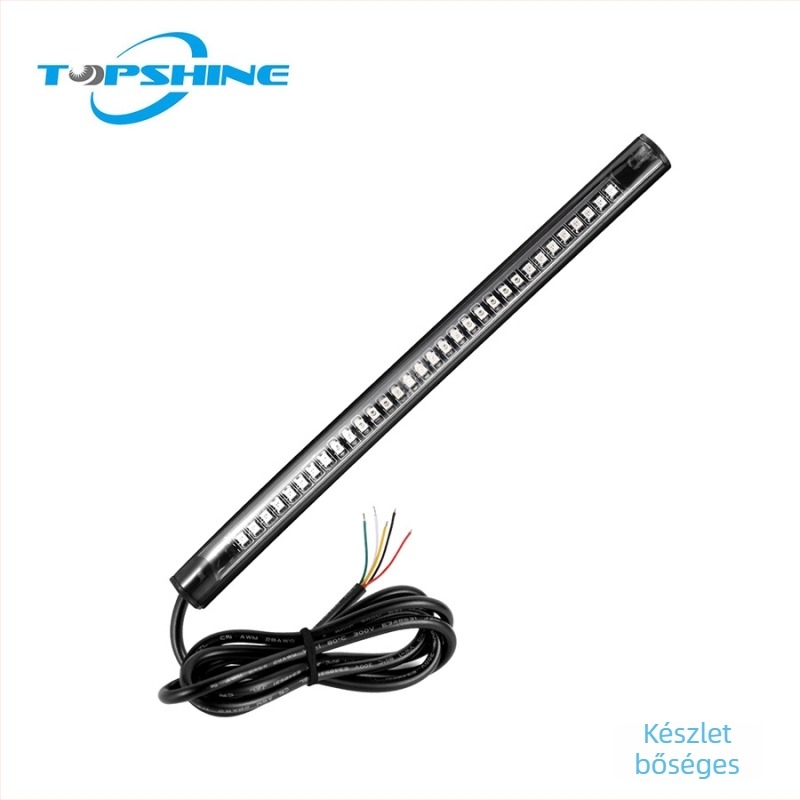 32-LED motorkerékpár fénycsík fék- és indexfunkcióval, modell 101209, 12V