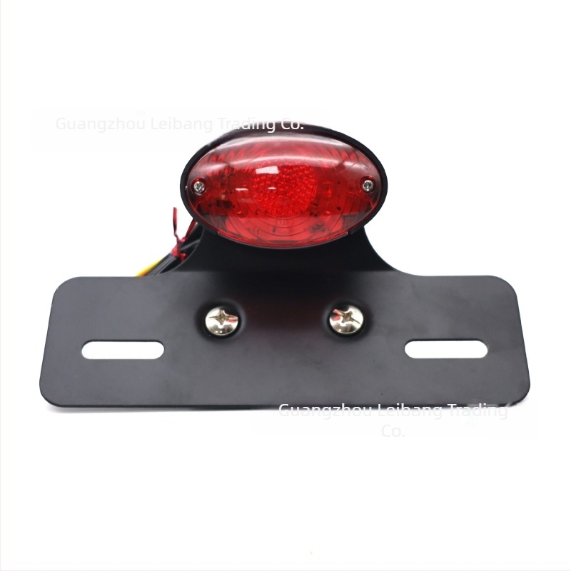 Motorkerékpár hátsó lámpa RAYBAN-WD013, 12V, LED fényvezető, 1W