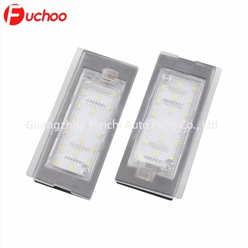 Autó LED rendszámtábla lámpa Range Rover L322 (2003-2012) - 12V, 1.68W, 0.15A, ABS