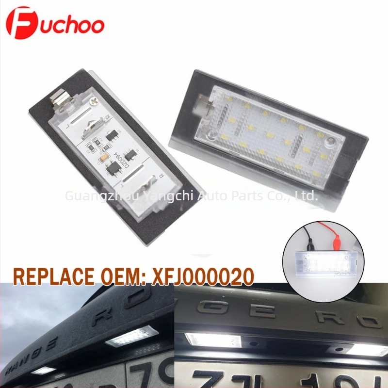 Autó LED rendszámtábla lámpa Range Rover L322 (2003-2012) - 12V, 1.68W, 0.15A, ABS