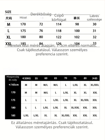 Őszi 2025-ös kiadás: bontott szabású pamut tréningnadrág, shell hímzés, color-blocking, egyenes szabás.