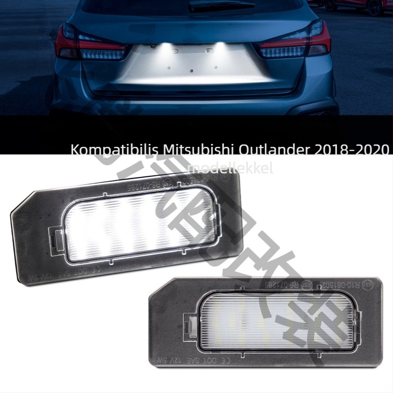 LED rendszámtábla világítás Mitsubishi Outlander Sport (2011-2020) és Outlander (2018-2020) - 12V, 5W, LED, 7000-8000K, P/N 8341A132