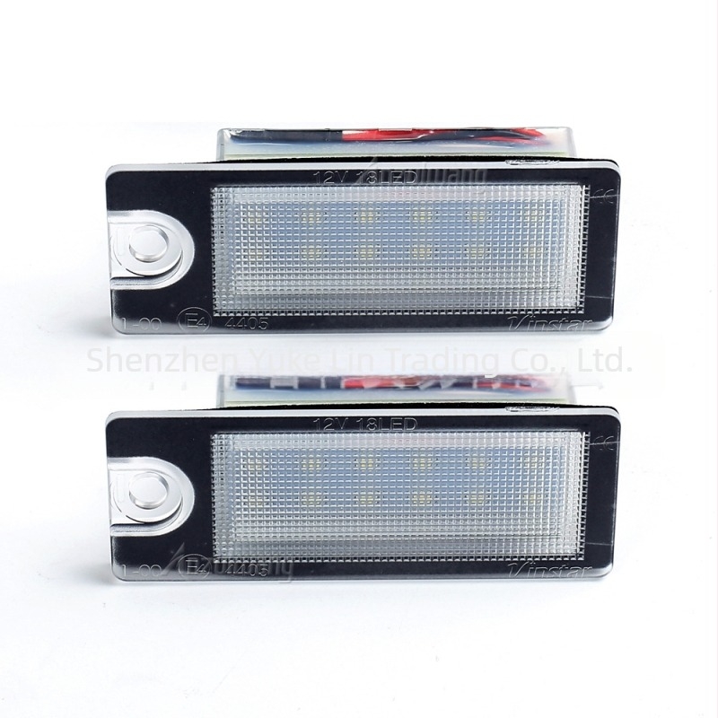 Volvo LED rendszámtábla világítás V70, CX70, S60, S80, XC90-hez (LED, 8–15V, ABS, modell PZD-WEW06, élettartam 50 000 óra)