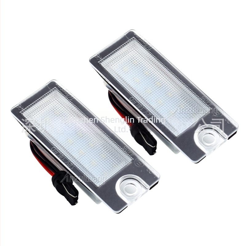 Volvo LED rendszámtábla világítás V70, CX70, S60, S80, XC90-hez (LED, 8–15V, ABS, modell PZD-WEW06, élettartam 50 000 óra)