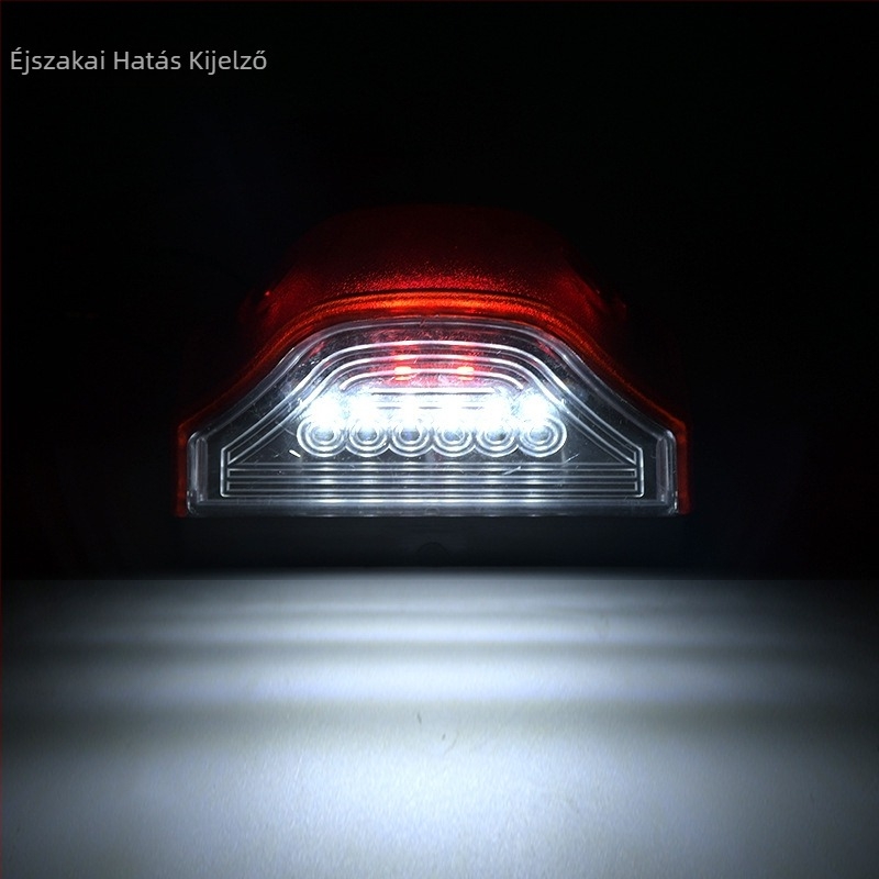 Kamion LED rendszámfény, 24V, hátsó lámpa