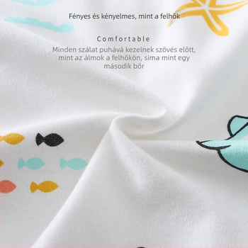 Háromrétegű bébi swaddle hálózsák pillangó mintával, külső 100% pamut, töltet poliészter, vastag