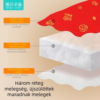 Baba quilt – 100% pamut anyag, poliészter töltet, 600 g, téli szezon, 1 év alatti babáknak