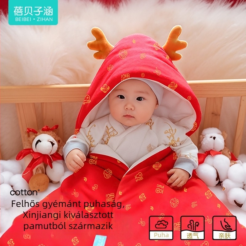 Baba quilt – 100% pamut anyag, poliészter töltet, 600 g, téli szezon, 1 év alatti babáknak