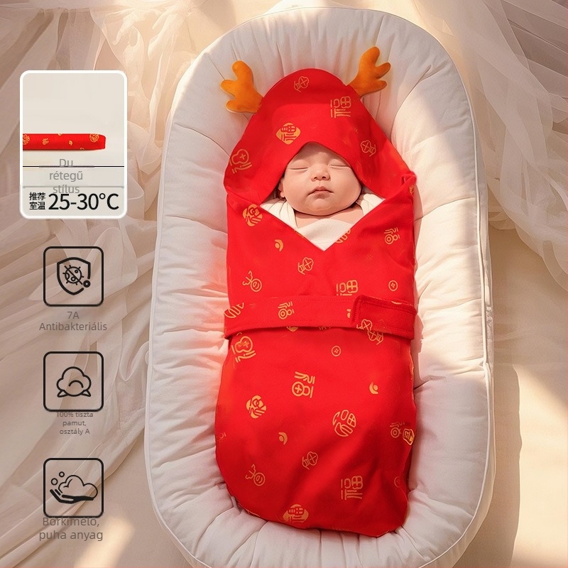 Baba quilt – 100% pamut anyag, poliészter töltet, 600 g, téli szezon, 1 év alatti babáknak