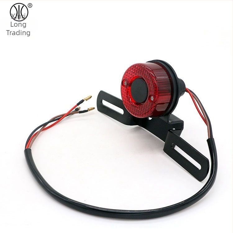 Motorkerékpár hátsó lámpa, Márka XRL, Modell HP-W098, 12V, Fém