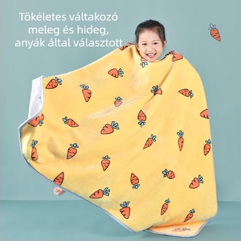 Gyerek pléd - kétszeresen vastagított, kémiai rostból készül, egész éves használatra, 3–6 éveseknek, 500–800 g, testreszabható
